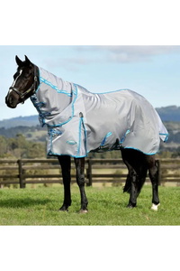 Weatherbeeta Comfitec Hexi Shield Combo Neck Fly Rug 1024529 - Silver